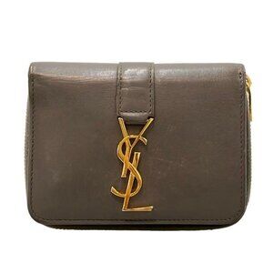 Saint Laurent Paris Bifold Wallet Greige